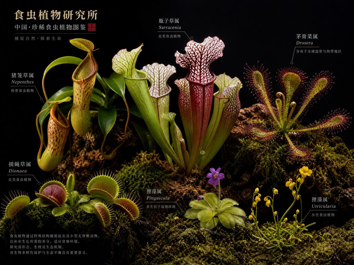 麻豆【麻豆植物视频】热带雨林珍稀食虫植物完整视频教程演示